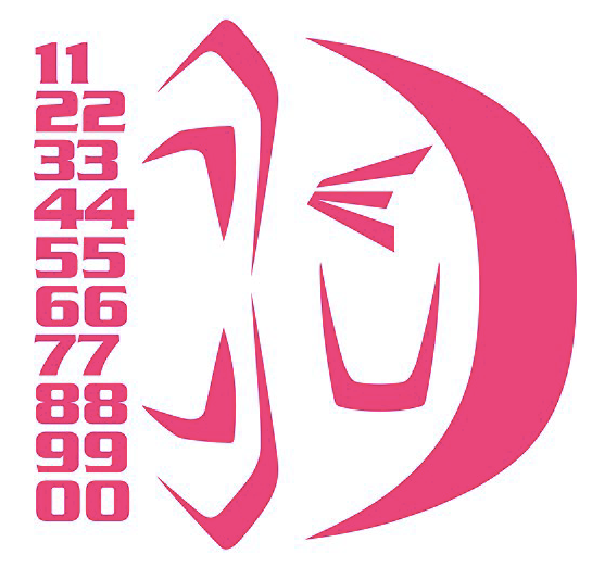 Easton Z5 Helmet Decal Kit