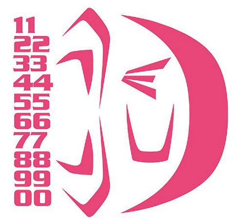 Easton Z5 Helmet Decal Kit