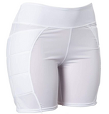 Marucci Women's Padded Fastpitch Softball Sliders. WHITE